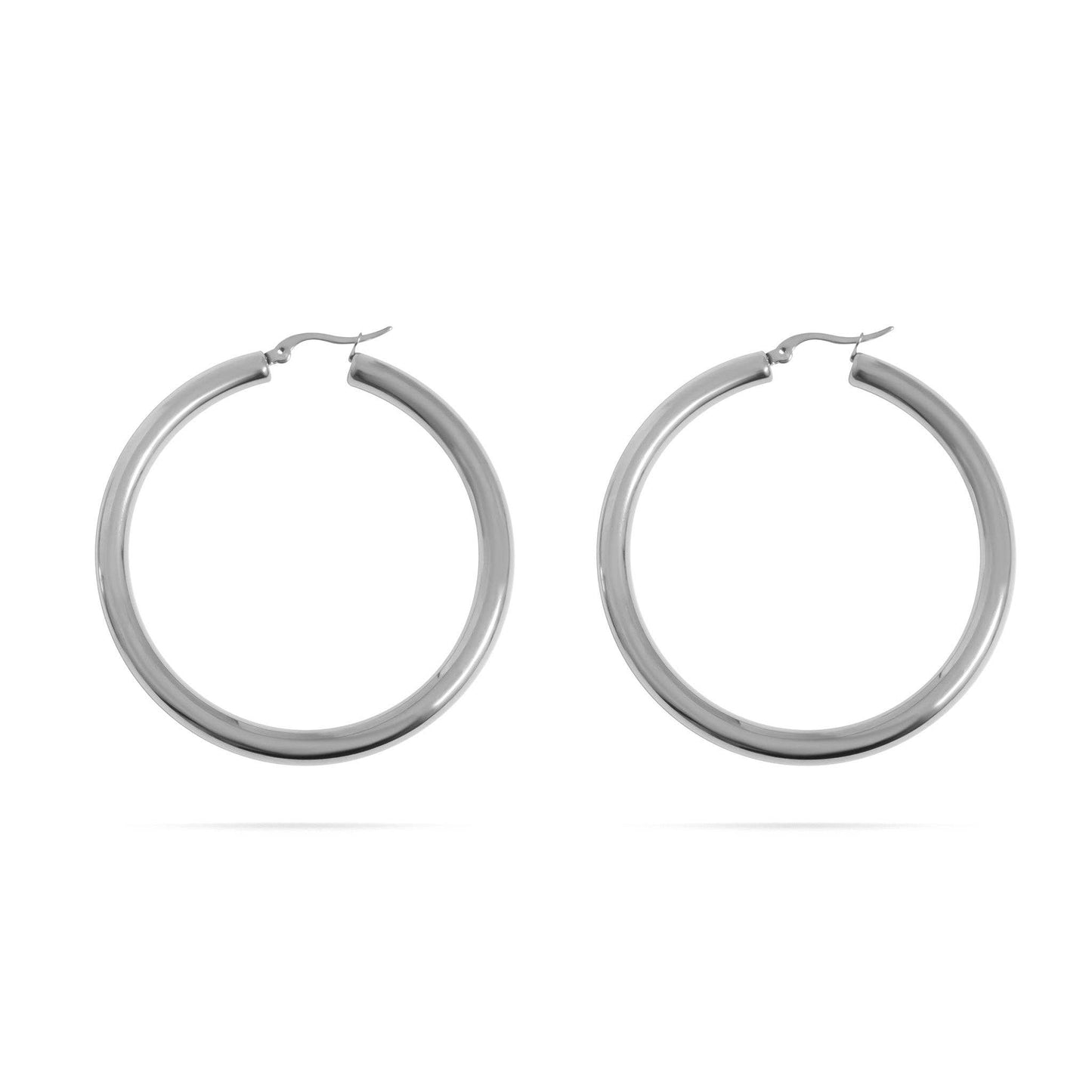 18K Gold PVD Stainless Steel Hoop Earrings