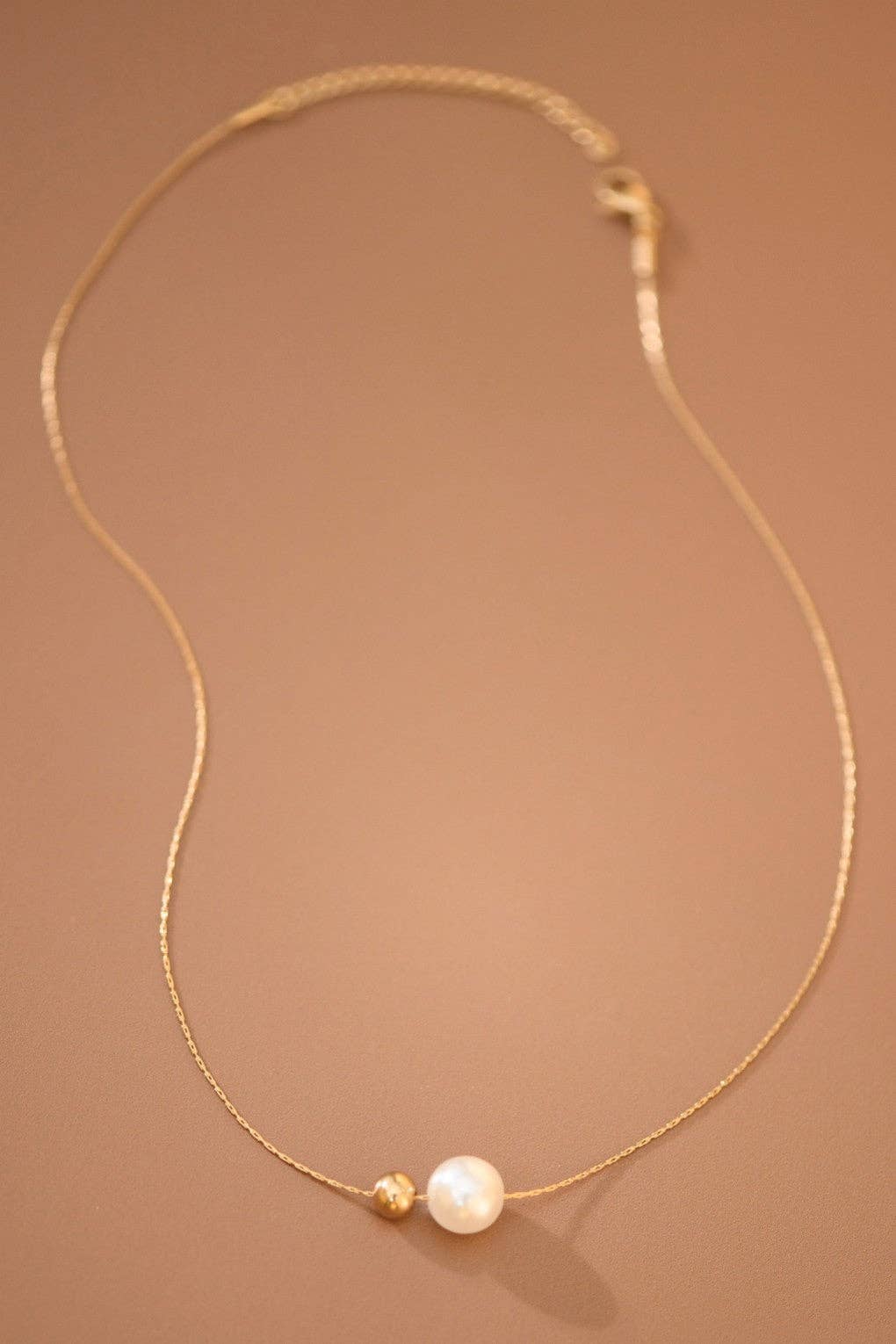 18K Gold Plated Waterproof Stainless Steel Chain Necklace - 7803