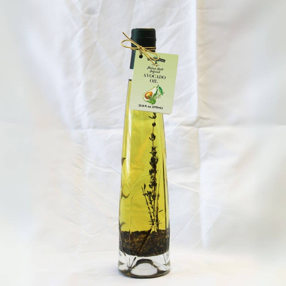 Italian Herb Infused Avocado Oil, Etched (375mL)