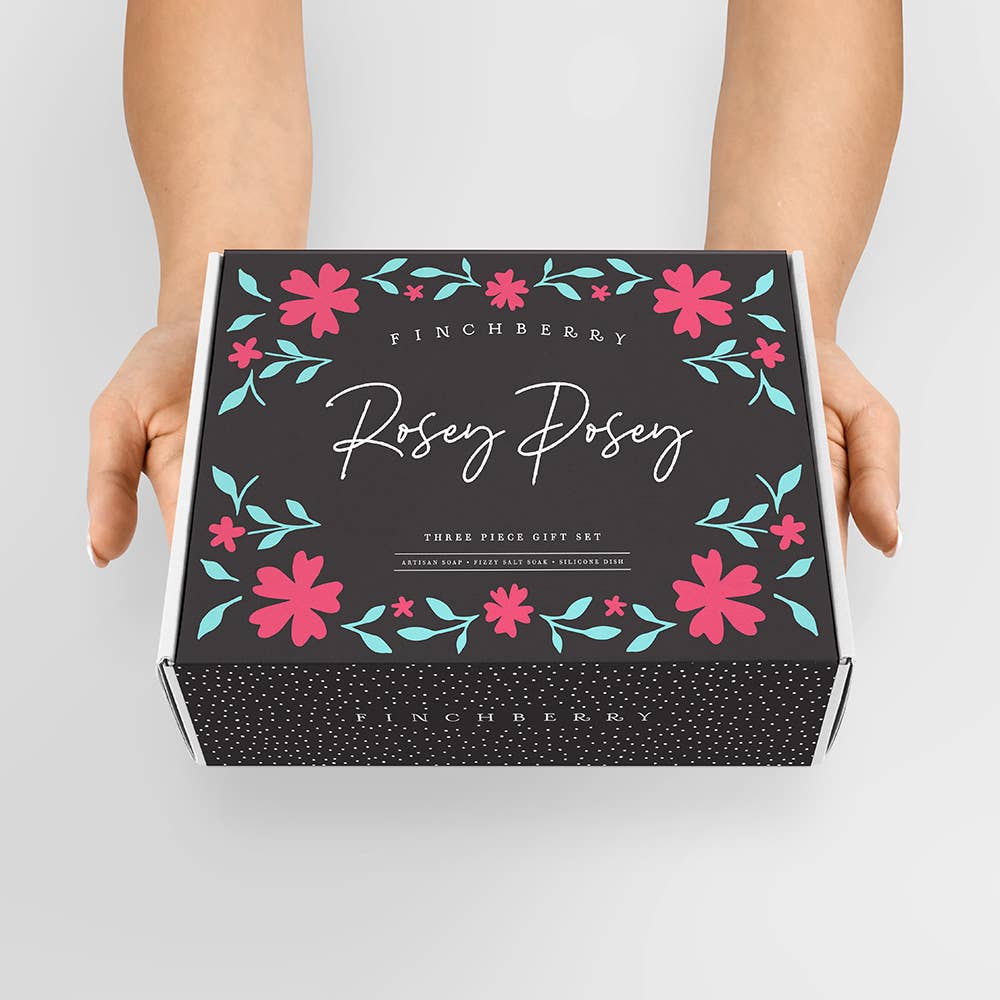 Rosey Posey Valentine's Day 3 Pc Bath & Body Gift Set