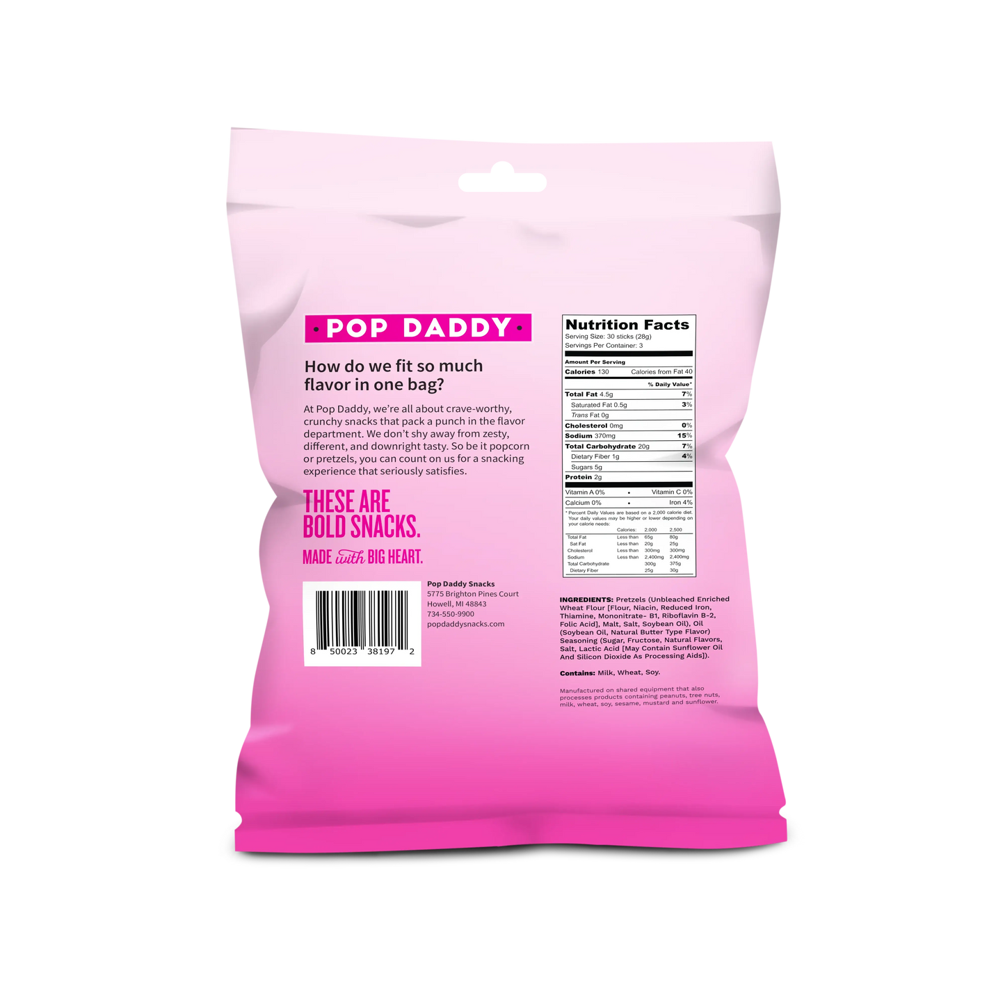 Seasoned Pretzels - 3oz - Birthday Cake(NEW 12CT)