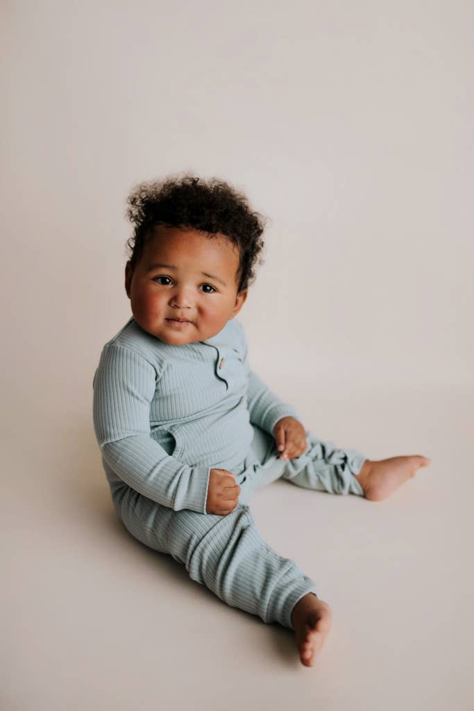 Baby Ribbed Playsuit with Pockets