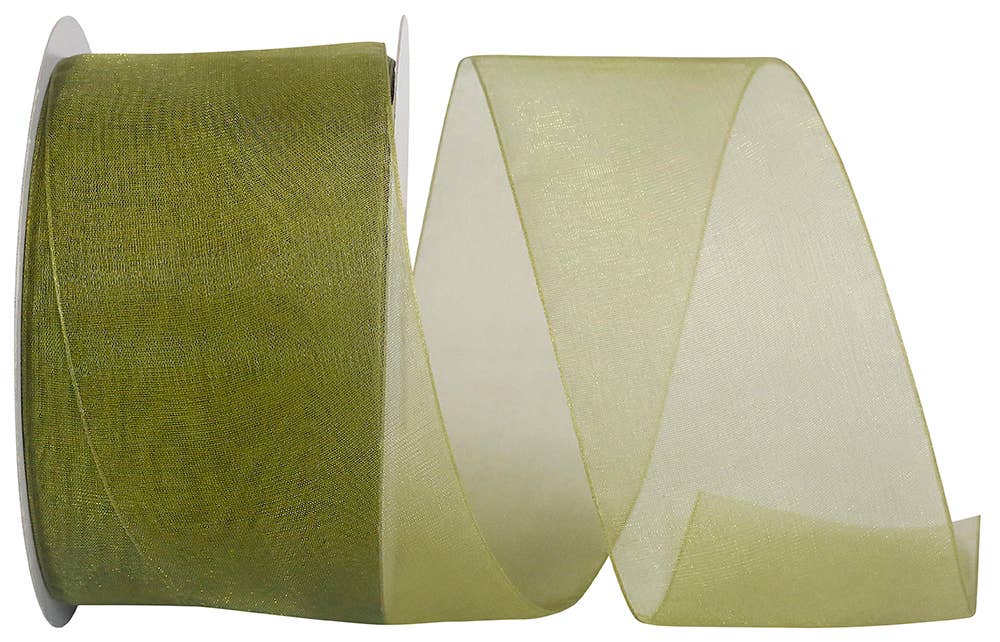 Chiffon Mono Sheer, Willow, 2-1/2 In, 50 Yards