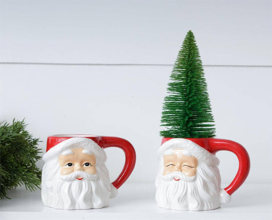 Classic Santa Mugs, 10 oz. (Pk/04 Ast)