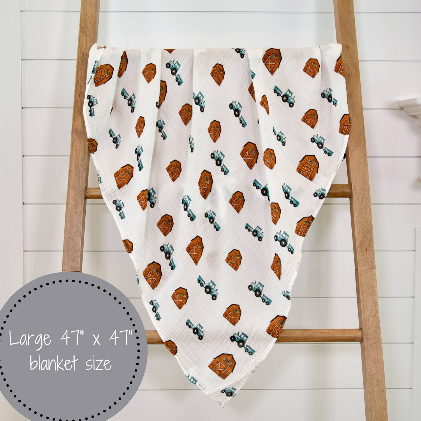 Baby Muslin Swaddle Blanket 47x47 How We Roll