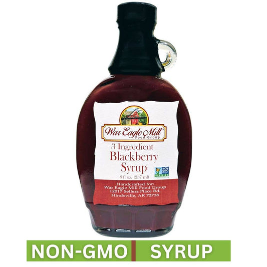 Blackberry Syrup, Non-GMO, 8 Fl. Ounce Bottle