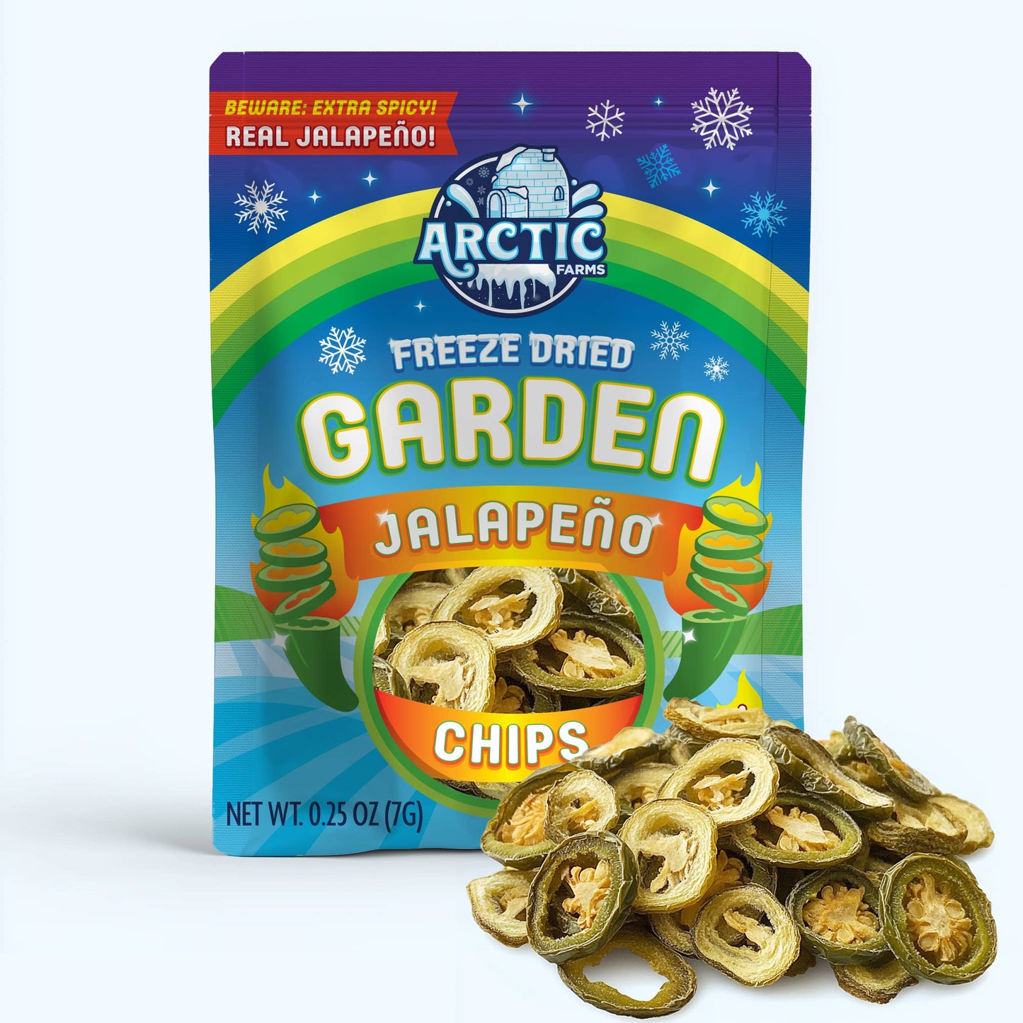 Freeze Dried Jalapeno Chips Chips (Extra Spicy)
