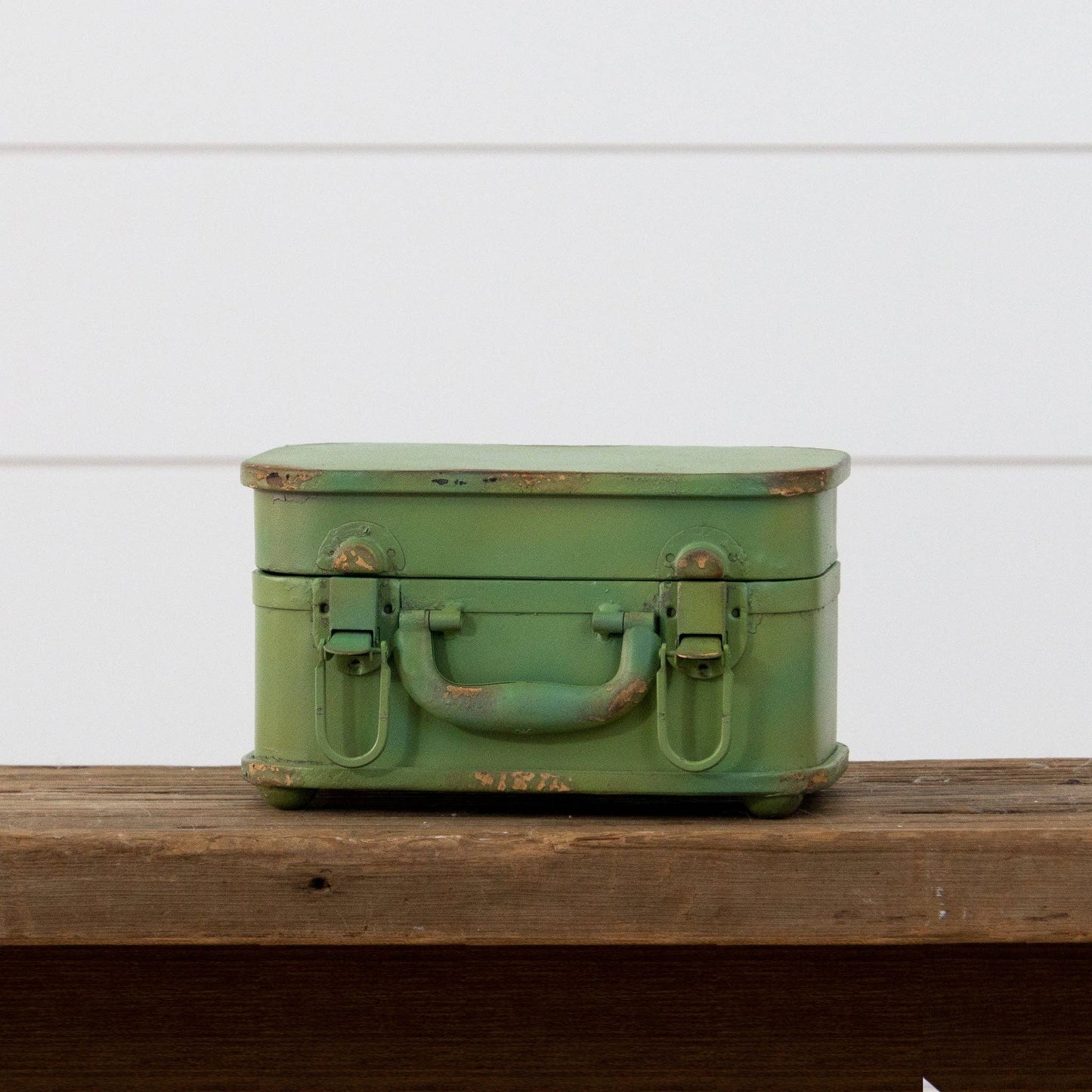 Green Metal Suitcase Box (PC)