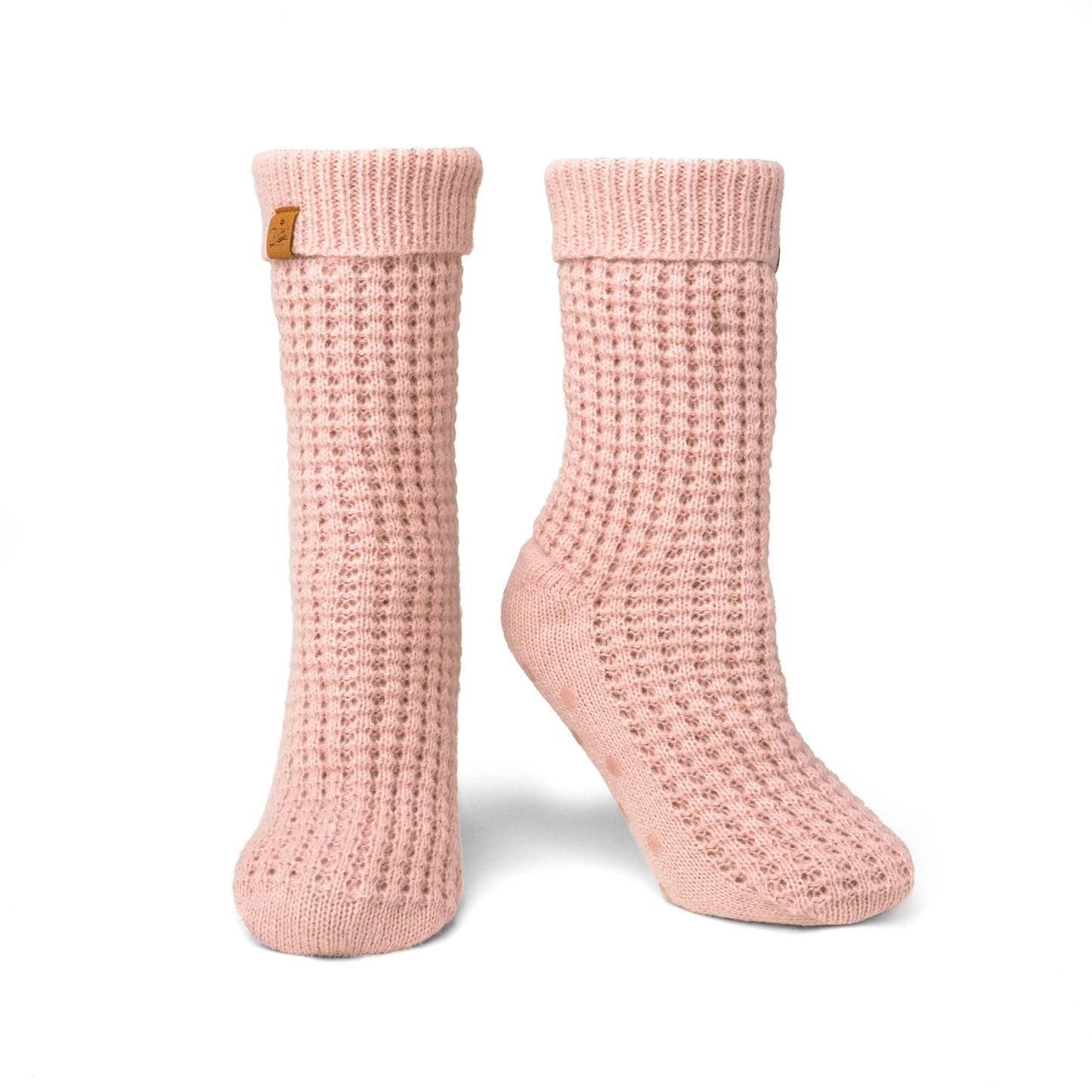 Britt's Knits Juneau Waffle Knit Slipper Socks Open Stock