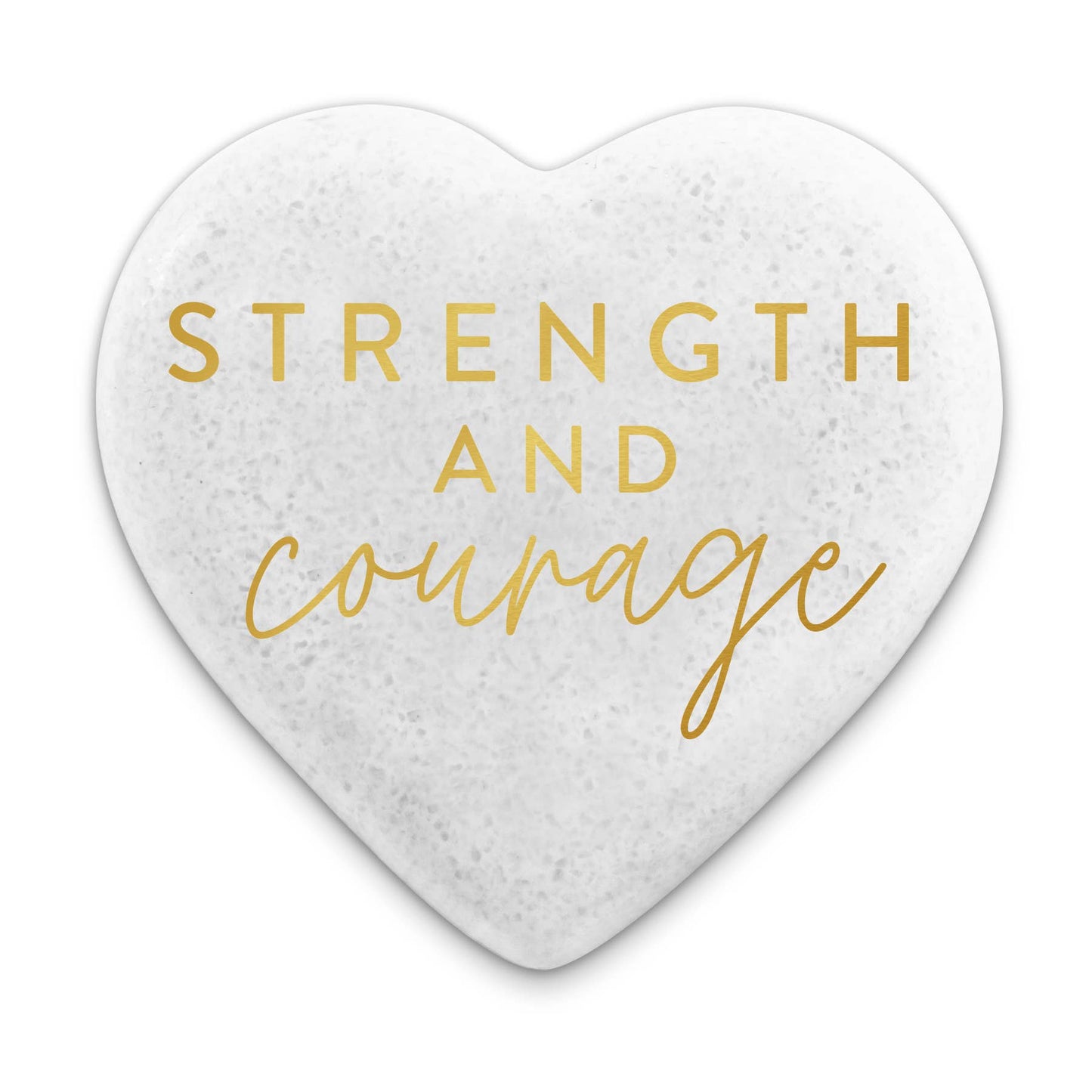LCP-Kindness Heart Stone Pink Card Strength Courage