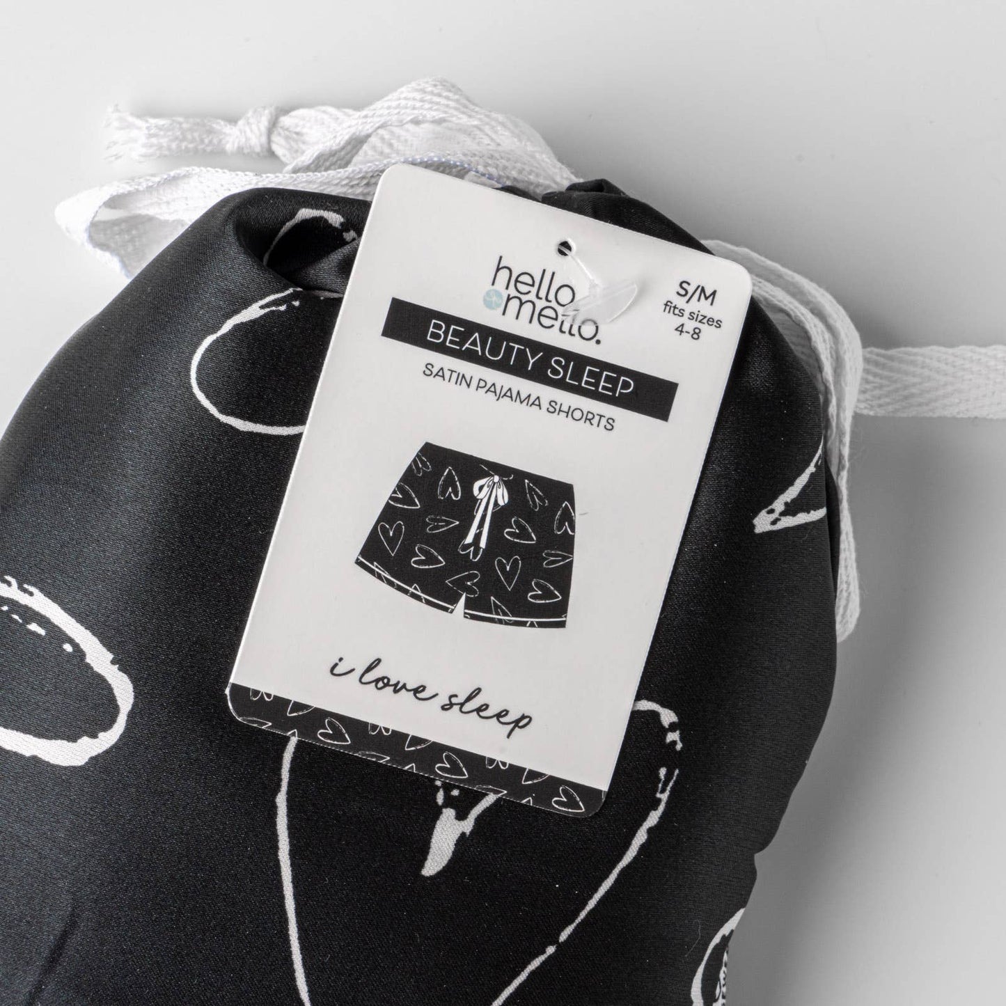 Hello Mello® Beauty Sleep Satin Pajama Shorts Open Stock
