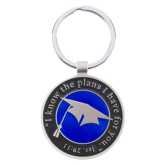 Keychain in Tin I Know the Plans Jer. 29:11