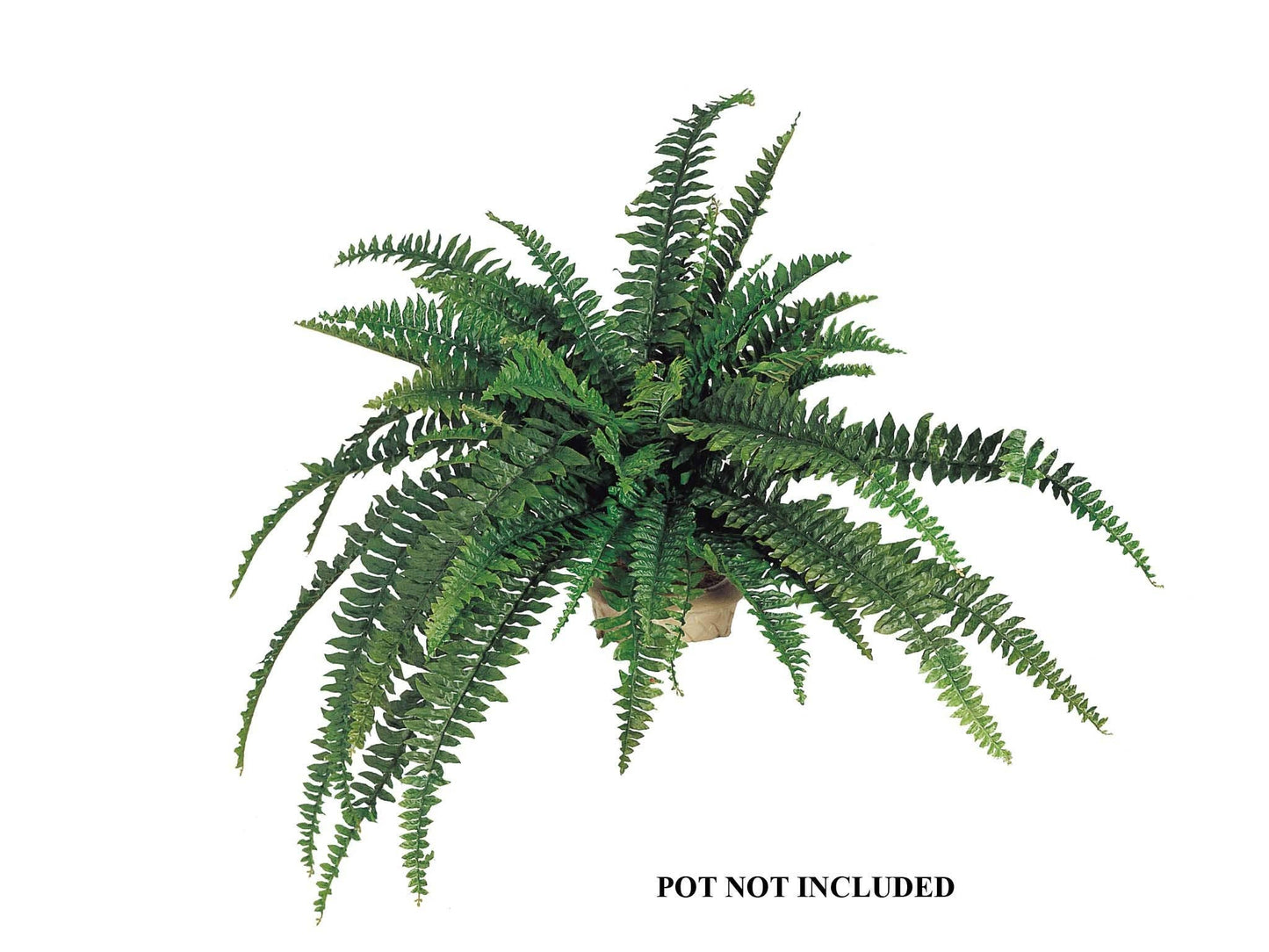 48" Boston Fern Plant - Indoor/Outdoor Faux Fern